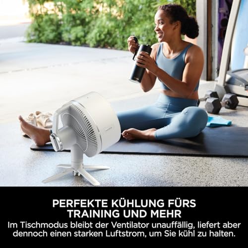 Shark FlexBreeze Ventilator leise hybrid kabelgebunden kabellos Innen Außen Akku Nebel Oszillation Fernbedienung FA220EU