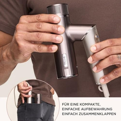 Shark SpeedStyle Pro Flex Haartrockner faltbar mit Kopfhautschutz 4 Aufsätze leicht ohne Hitzeschäden HD542EU