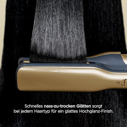 Shark Glam Multistyler & Haartrockner mit Keramik Gloss Lock Technologie 4 Aufsätze für glatte Haare Wellen Locken HD6041SEU