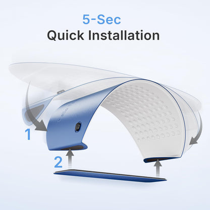 Hello Face LED Gesichtsmaske Rotlichttherapie 720 LEDs QuadChip Near Infrarot PDT Lichttherapie Gesicht & Körper