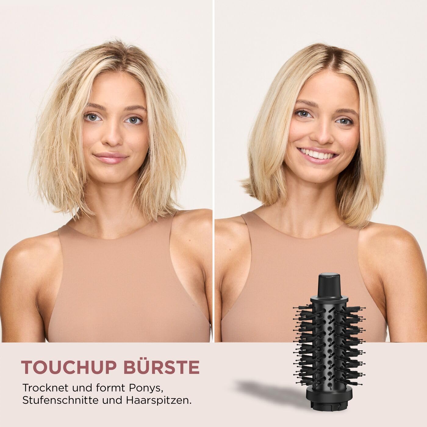 Shark SpeedStyle Pro Haartrockner mit Kopfhautschutz 5 Aufsätze faltbarer Griff ohne Hitzeschäden Schwarz HD752EU