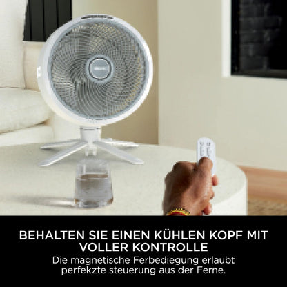 Shark FlexBreeze Ventilator leise hybrid kabelgebunden kabellos Innen Außen Akku Nebel Oszillation Fernbedienung FA220EU