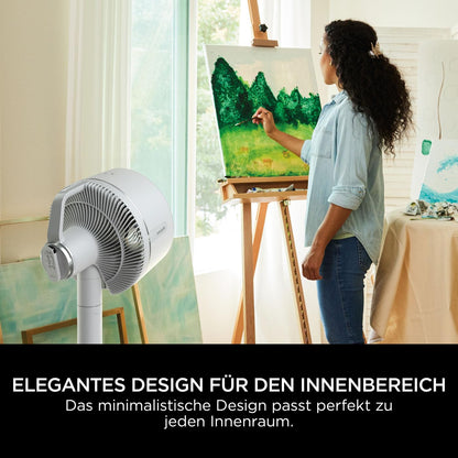 Shark FlexBreeze Ventilator leise hybrid kabelgebunden kabellos Innen Außen Akku Nebel Oszillation Fernbedienung FA220EU