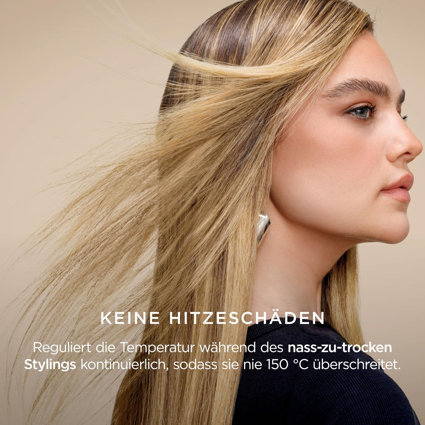 Shark Glam Multistyler & Haartrockner mit Keramik Gloss Lock Technologie 4 Aufsätze für glatte Haare Wellen Locken HD6041SEU